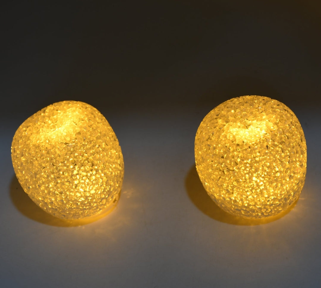 MULTI SHAPE SMALL LIGHT LAMPS LED SHAPE CRYSTAL NIGHT LIGHT LAMP (6 PC SET)
